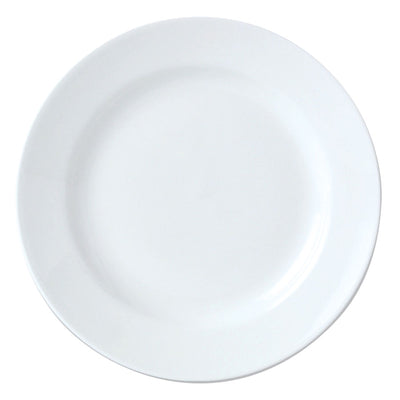 SIMPLICITY WHITE 12.5" HARMONY PLATE     x6