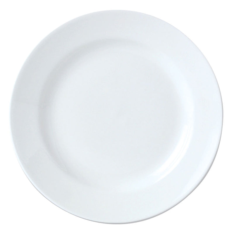 SIMPLICITY WHITE 12.5" HARMONY PLATE     x6