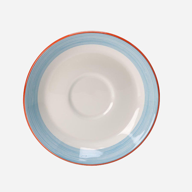 RIO BLUE SAUCER 15.25CM 6" NR            x36