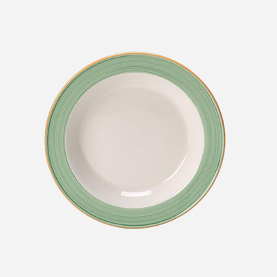 RIO GREEN SOUP PLATE 21.5CM           NR x24