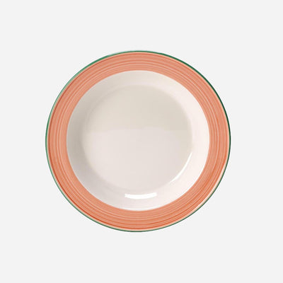 RIO PINK SOUP PLATE 21.5CM            NR x24