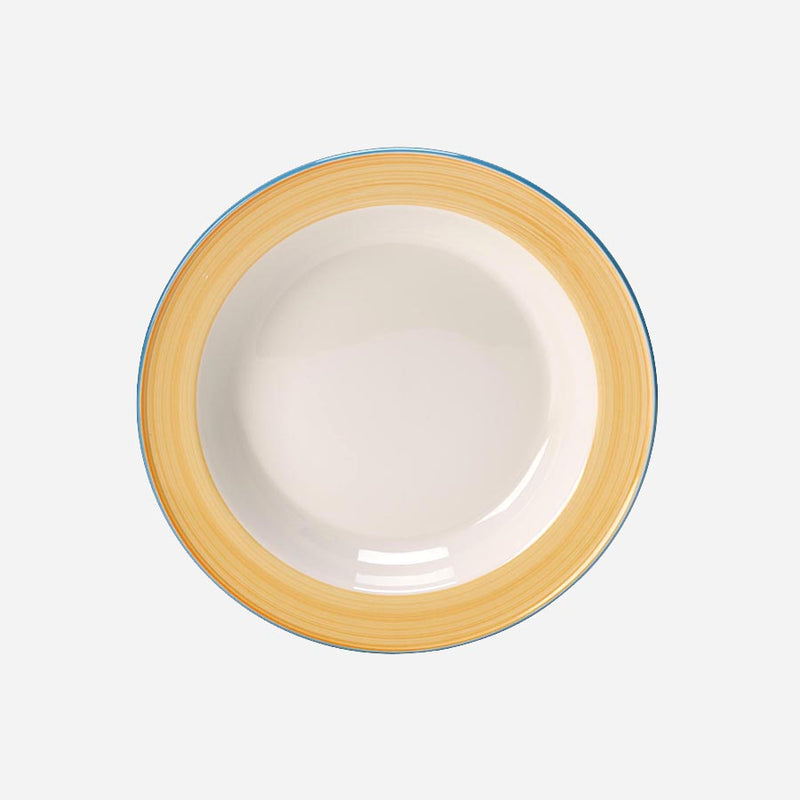 RIO YELLOW SOUP PLATE 21.5CM NR          x24