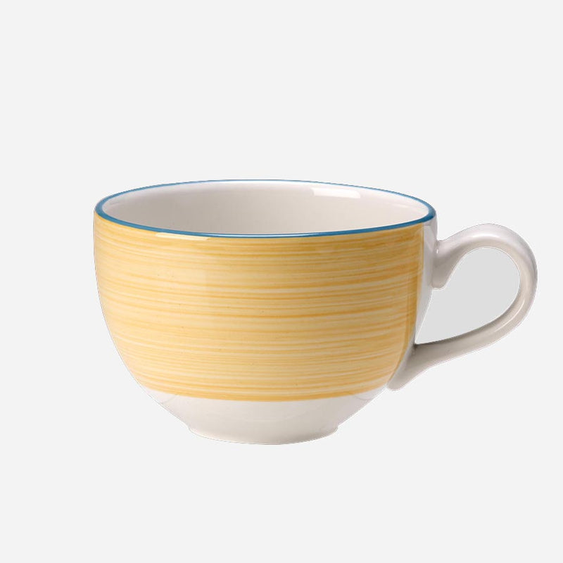 RIO YELLOW TEA CUP 8OZ LOW            NR x36