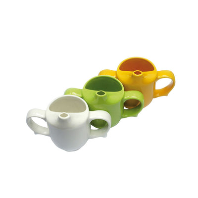 DIGNITY FEEDER CUP YELLOW 2 HANDLED     