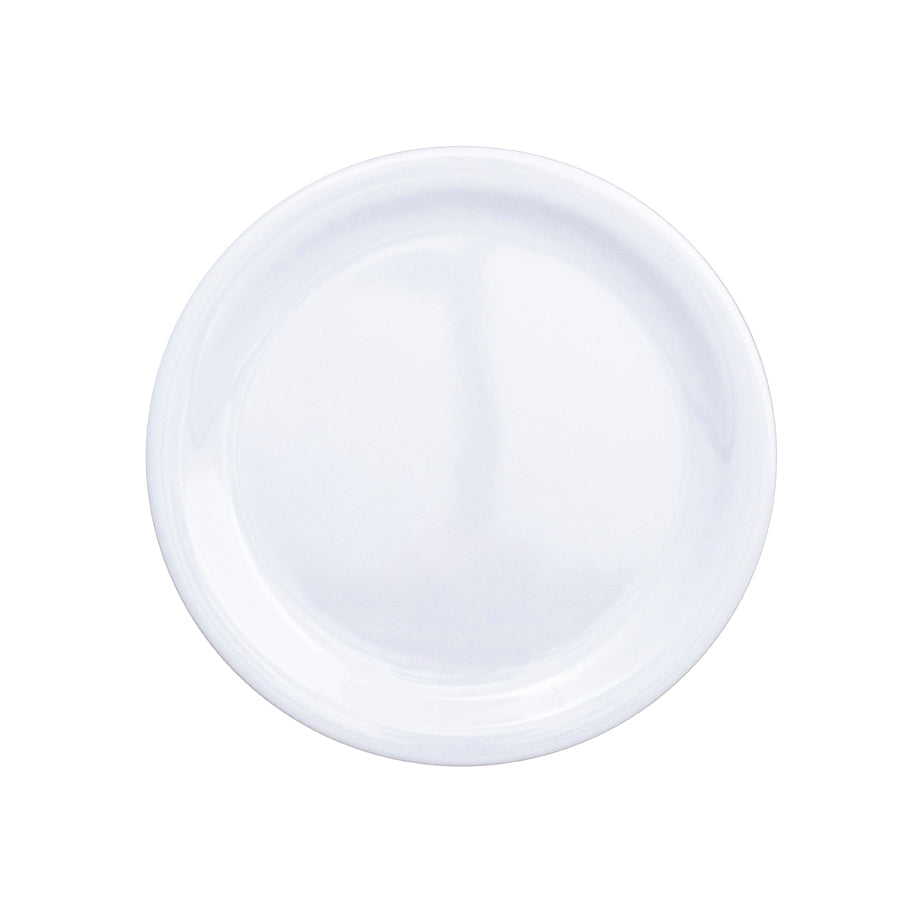 MELAMINE PLATE WHITE 7.5" 18.5CM         x48