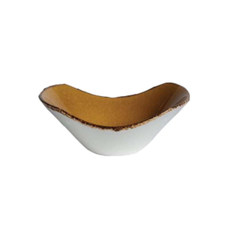 TERRAMESA SCOOP BOWL 16.5CM MUSTARD DOZ 