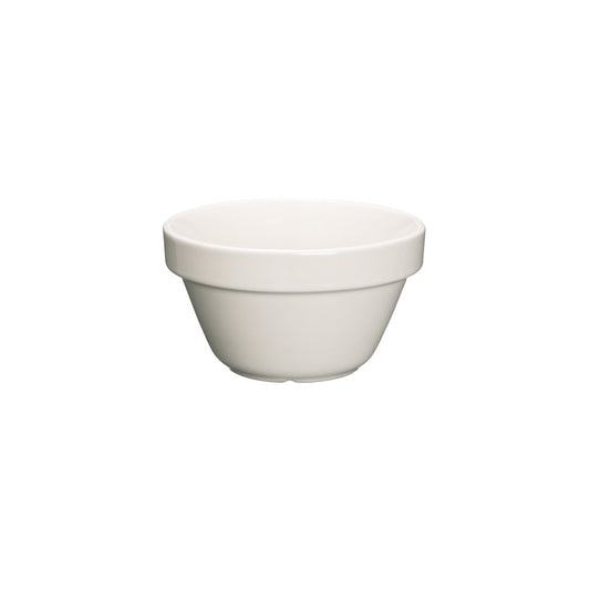 STONEWARE PUDDING BASIN WHITE 200ML     