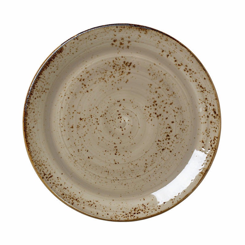 CRAFT PORCINI PLATE COUPE 25.25CM 10"    x24