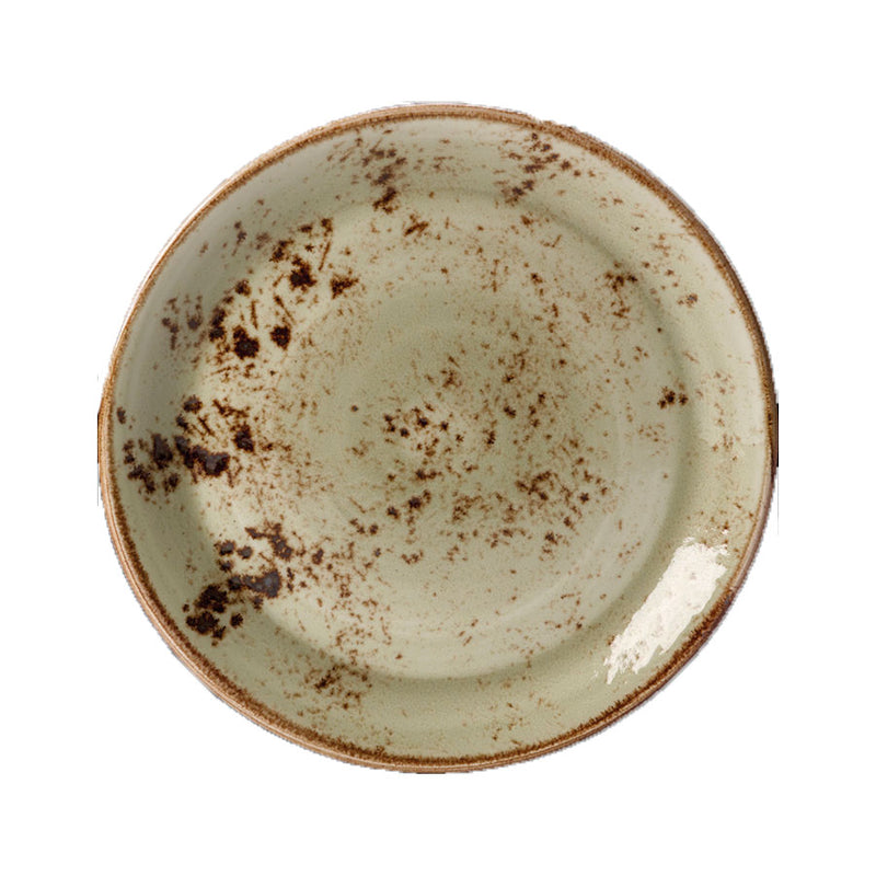 CRAFT PLATE COUPE 15.25CM 6" GREEN       x36