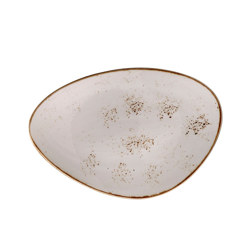 CRAFT WHITE PLATE FREESTYLE 37CM 14 1/2  x6