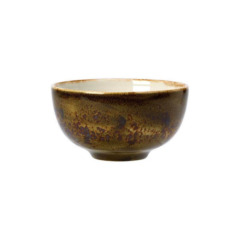 CRAFT BOWL CHINESE 12.75CM 5" BROWN      x12