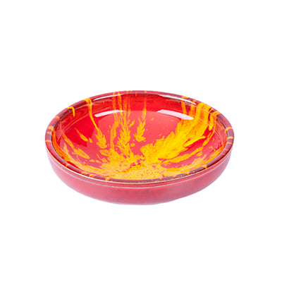 FIRE BURST SPECKLE BOWL 20CM             x4