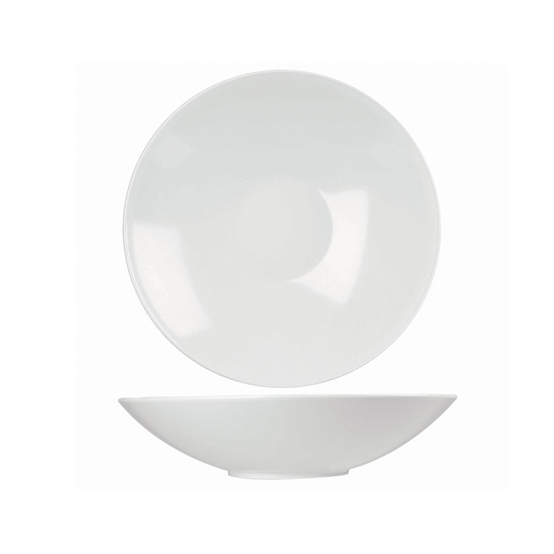 WHITE MELAMINE BUFFET BOWL NR            x2