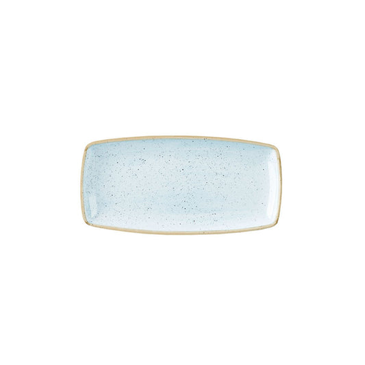 OBLONG PLATE 29.5X15CM DUCK EGG BLUE     x12