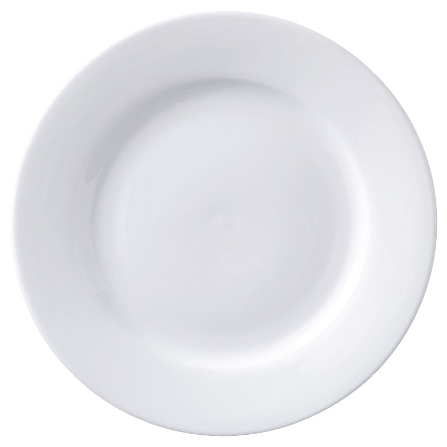 SUPERWHITE WINGED PLATE 6.5in/17cm       x12