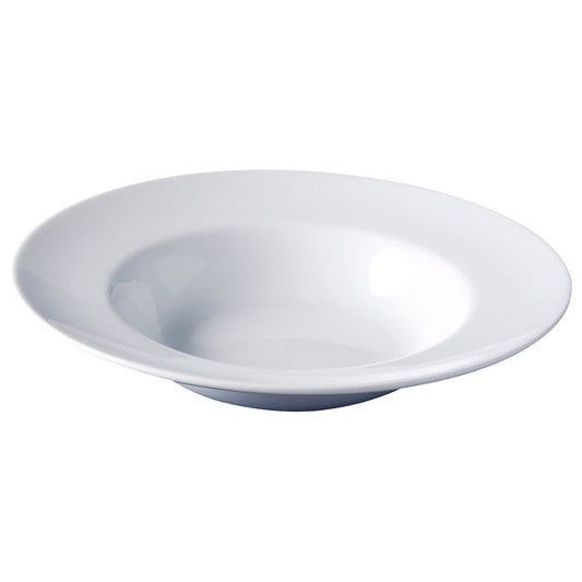 SUPERWHITE PASTA DISH WINGED 10in/25cm   x6