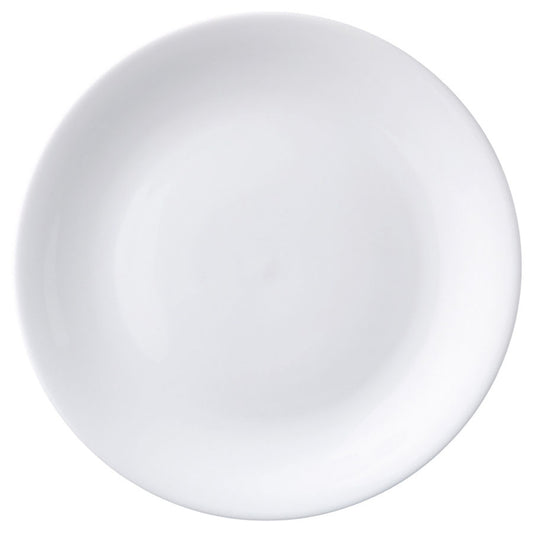 SUPERWHITE COUPE PLATE 7in/18cm          x6