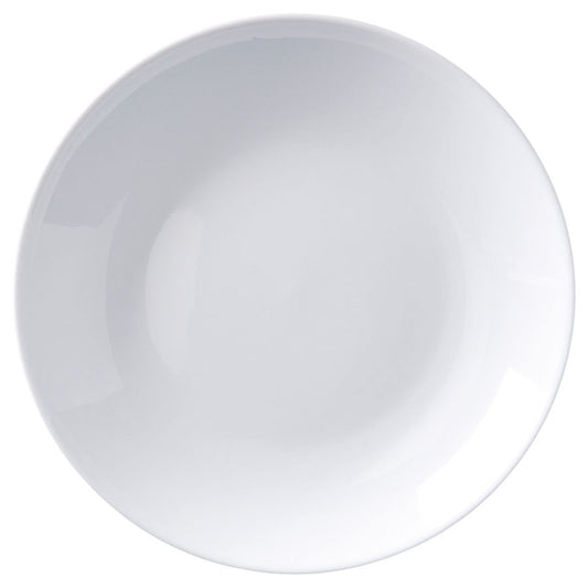 SUPERWHITE DEEP COUPE PLATE 10in/26cm    x6