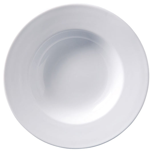 SUPERWHITE SOUP PLATE 9in/23cm           x6