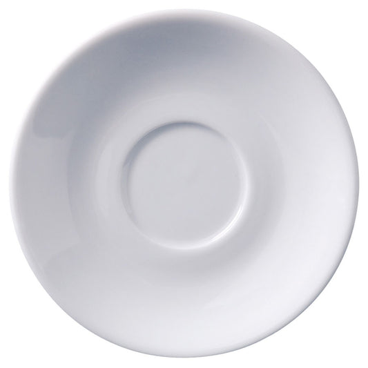 SUPERWHITE COFFEE SAUCER 4.5in/12cm      x12