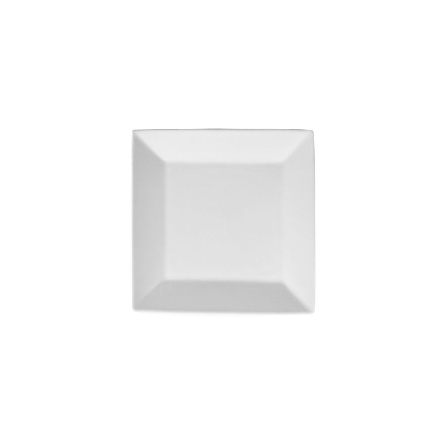SUPERWHITE SQUARE PLATE 8.25" 21CM       x6