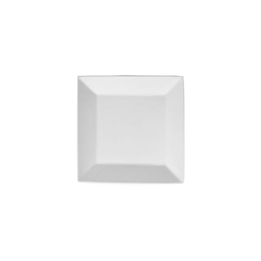 SUPERWHITE SQUARE PLATE 8.25" 21CM       x6