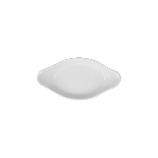 SUPERWHITE OVAL EARED DISH 6.5" 16.5CM   x6