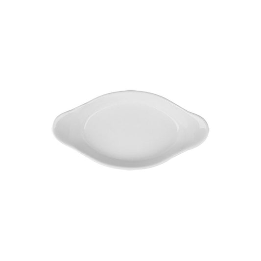 SUPERWHITE OVAL EARED DISH 8.75" 22CM    x6