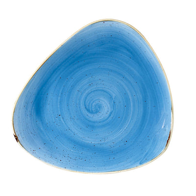 BLUE TRIANGLE PLATE 31.1CM               x6