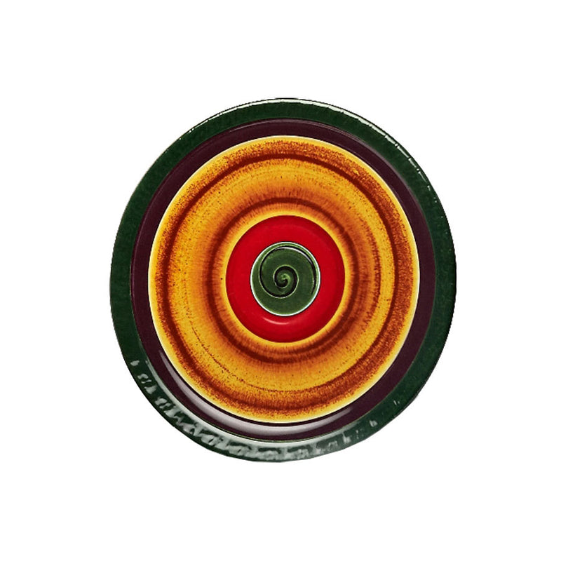 HOT CHA CHA ROUND PLATE 22.9CM MULIT     x3