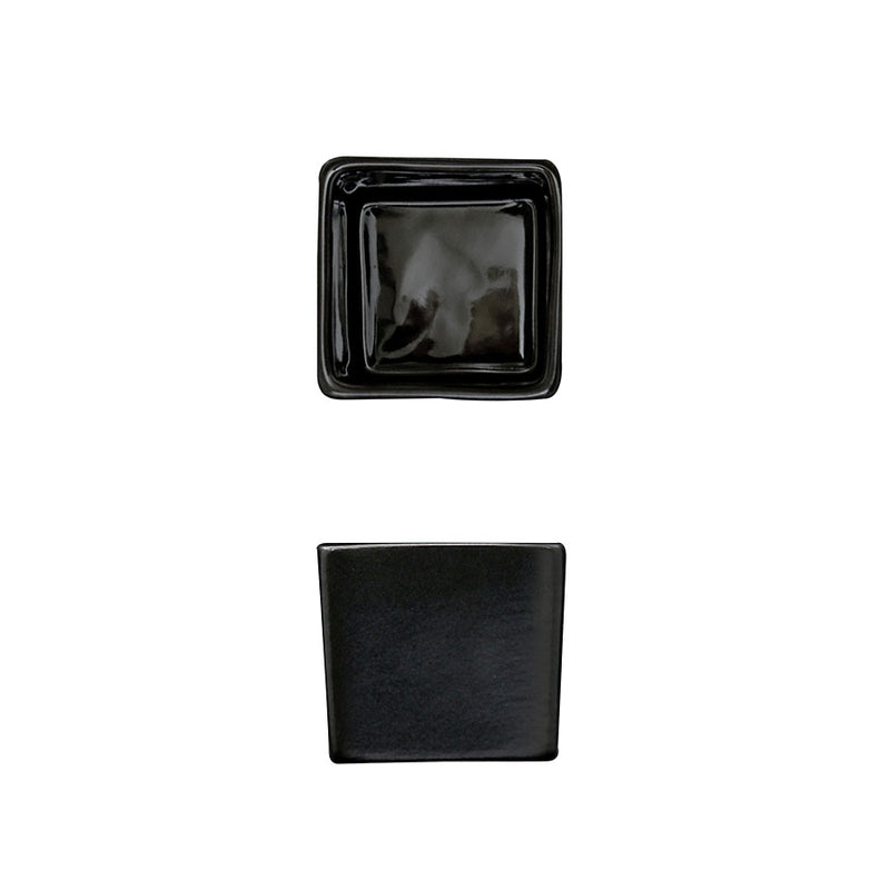 CREME MINIATURES CUBE 5.9X4.9CM BLACK    x12