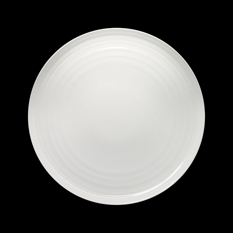 ARTISAN CREME COUPE PLATE 30CM WHITE     x6