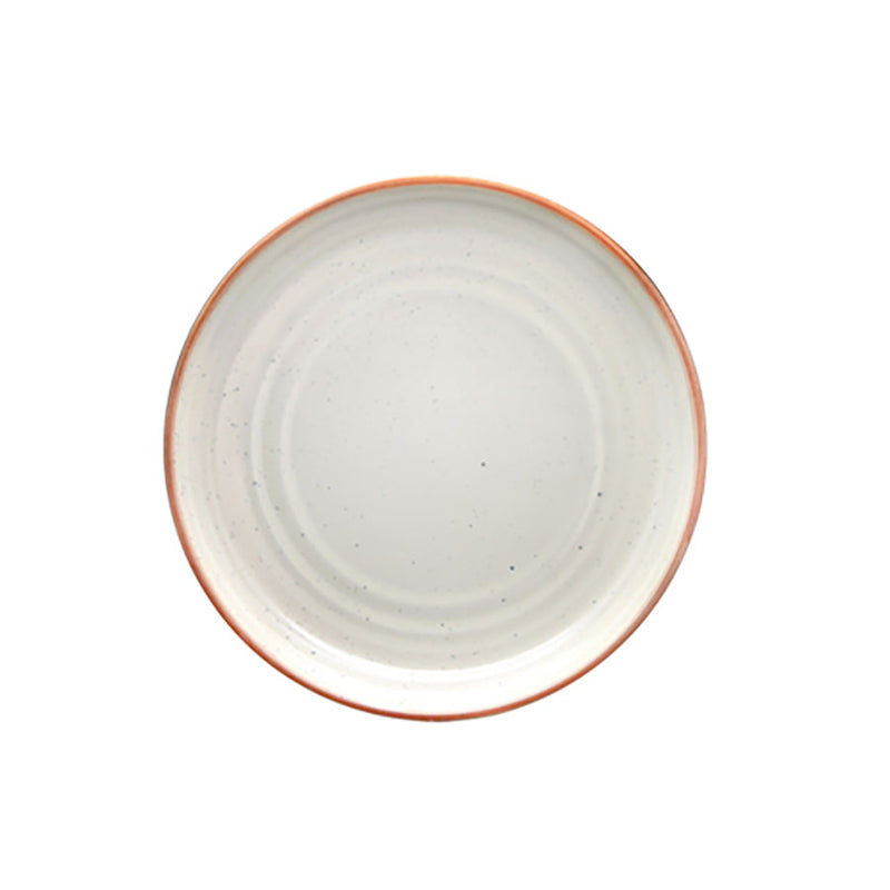 ARTISAN COAST COUPE PLATE 17CM CREAM     x12