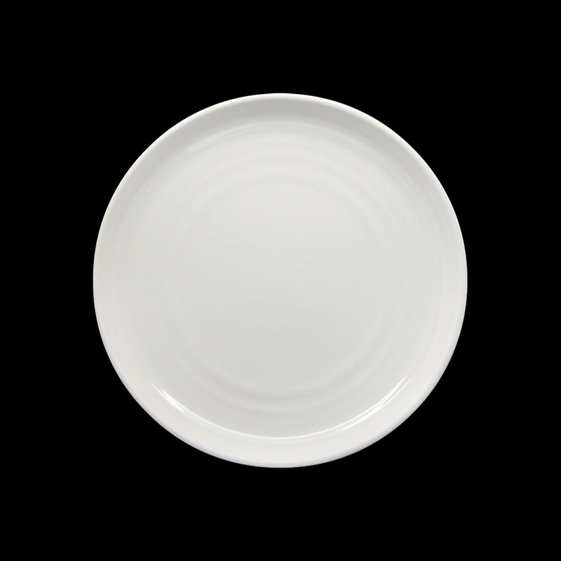 ARTISAN CREME COUPE PLATE 17CM WHITE     x12