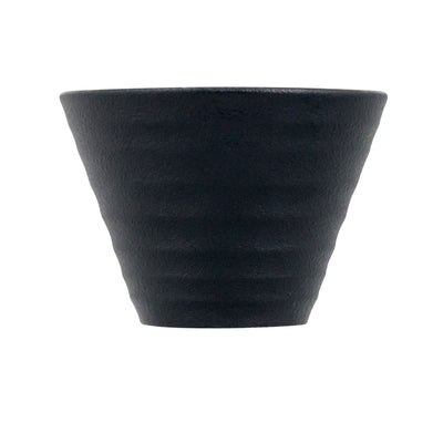 ARTISAN ONYX 11CM CONICAL BOWL BLK       x6