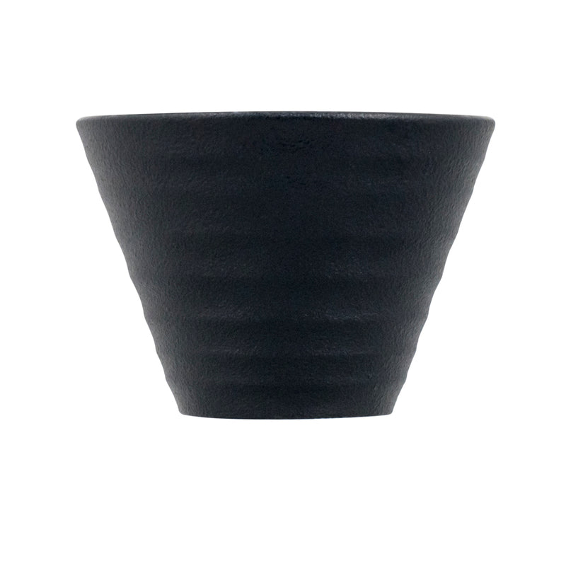 ARTISAN ONYX 11CM CONICAL BOWL BLK       x6