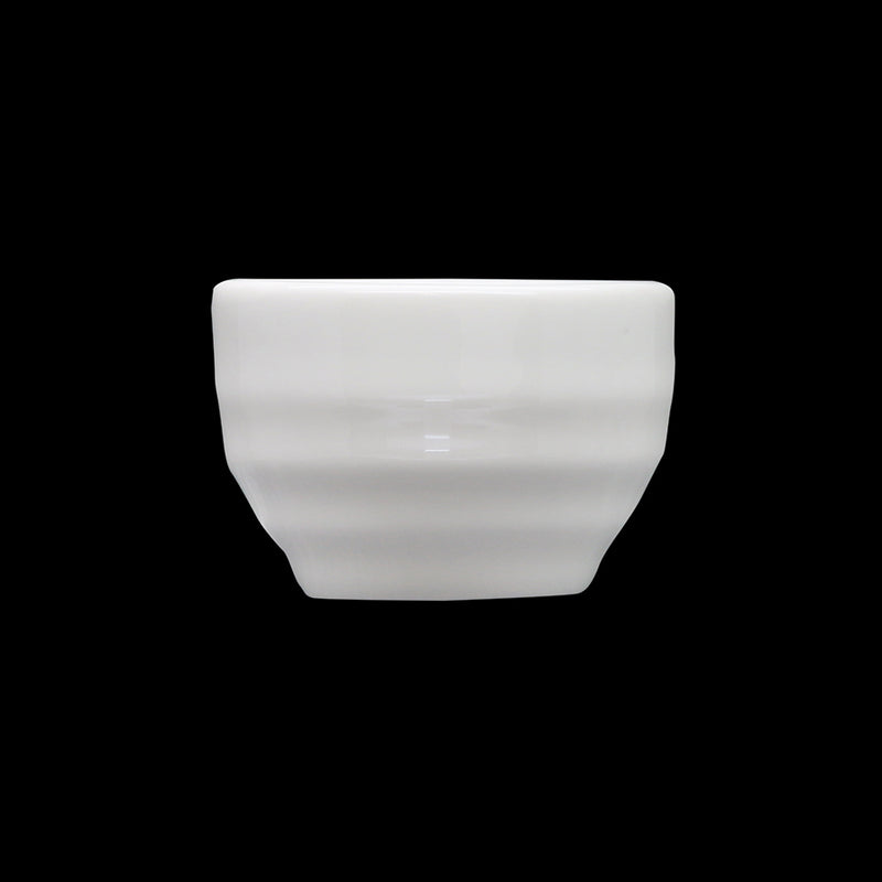 ARTISAN CREME GLOBE DIP POT 2.5OZ WHITE  x12