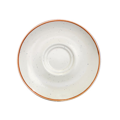 ARTISAN COAST 'ALL FOR ONE' SAUCER CREAM x12