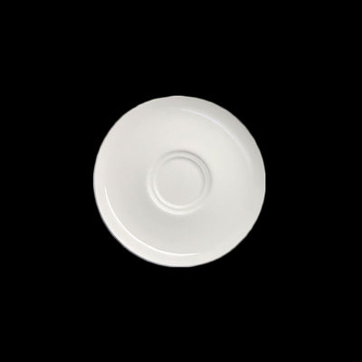 ARTISAN CREME 'ALL FOR ONE' SAUCER WHITE x12