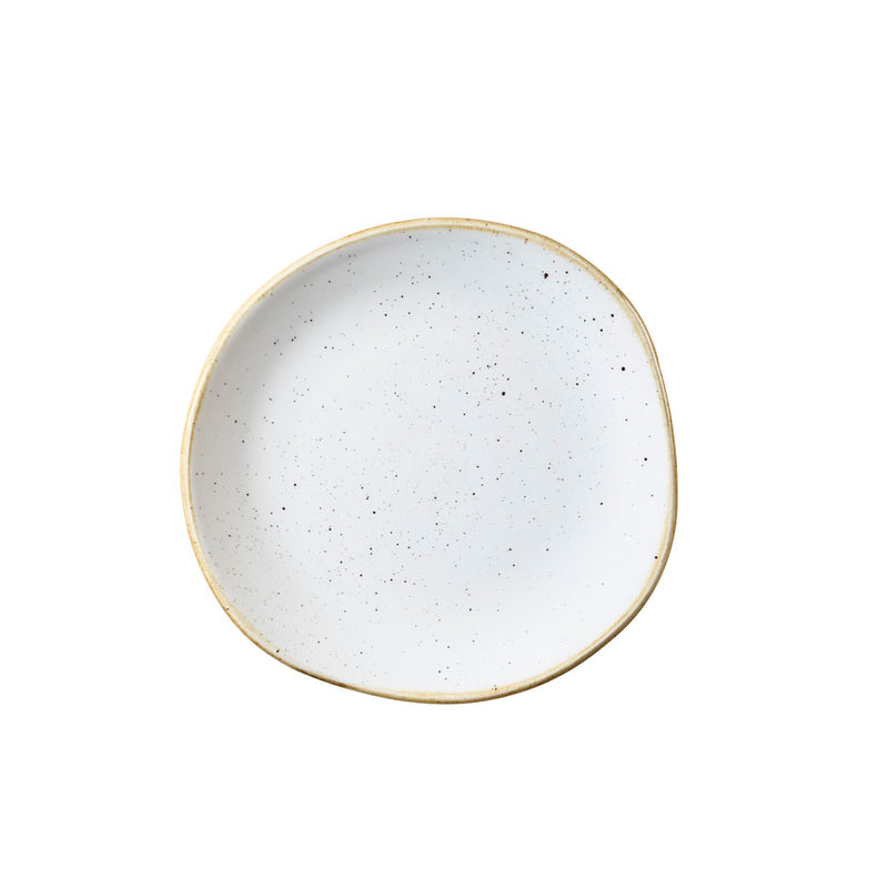 BARLEY WHITE ORGANIC ROUND PLATE 18.6CM  x12