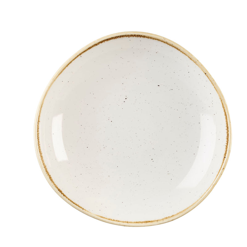 BARLEY WHITE ORGANIC ROUND BOWL 25.3CM   x12