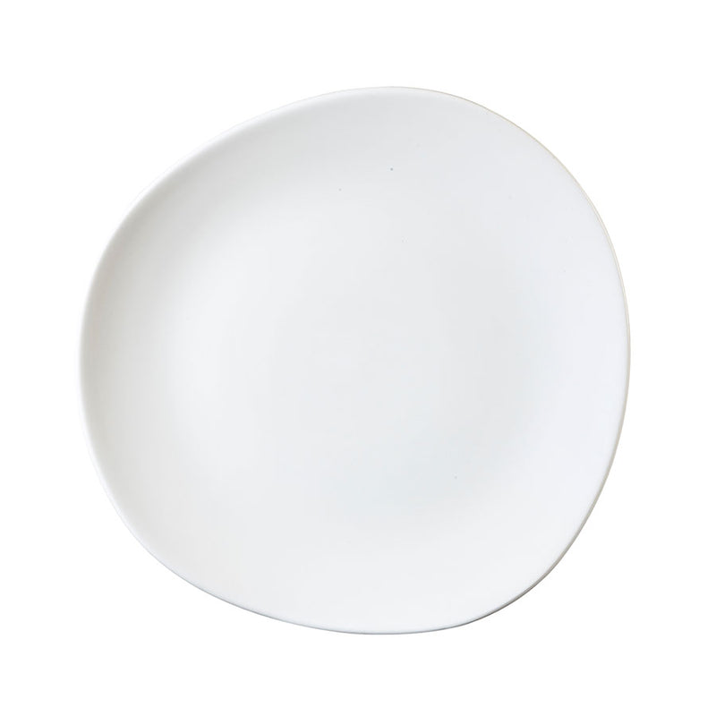 TRACE ROUND PLATE 11 1/4" 28.6CM WHITE   x12