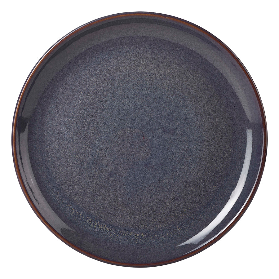 TERRA STONEWARE RUSTIC BLUE PLATE 19CM   x12
