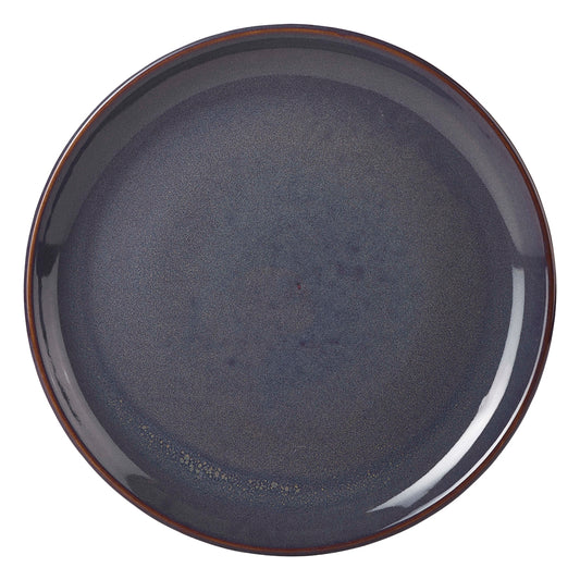 TERRA STONEWARE RUSTIC BLUE PLATE 19CM   x12