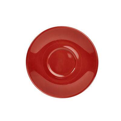 ROYAL GENWARE SAUCER 16CM RED            x6
