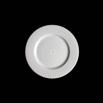 WILLOW GOURMET PLATE ACCENT18.5CM WHITE  x24