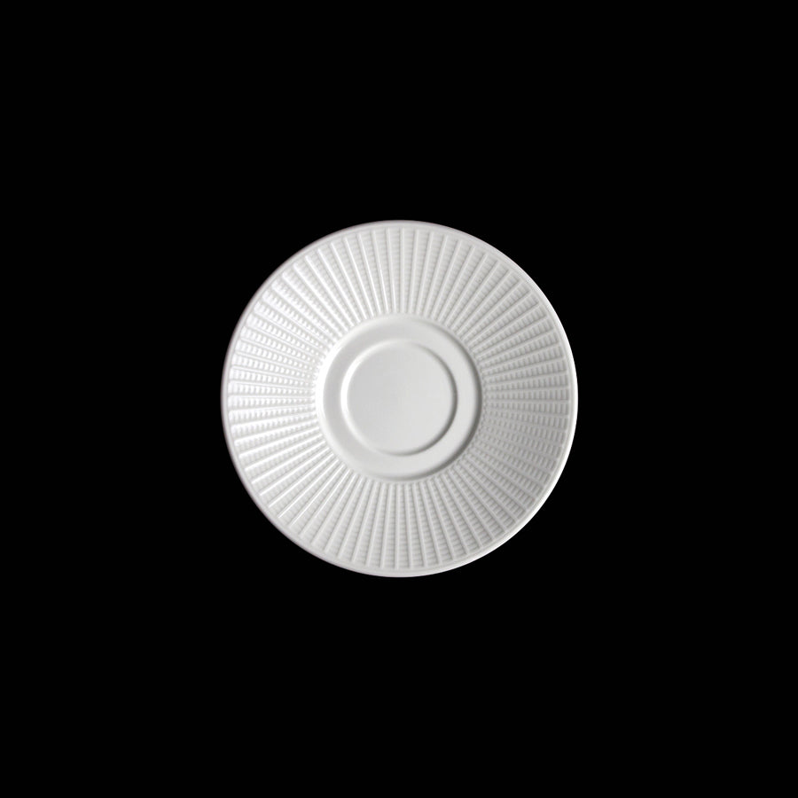 WILLOW SAUCER 15.25CM 6" WHITE           x36