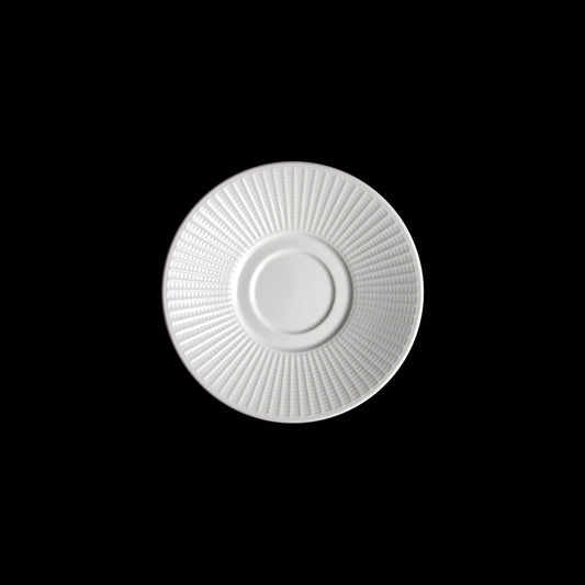 WILLOW SAUCER 15.25CM 6" WHITE           x36