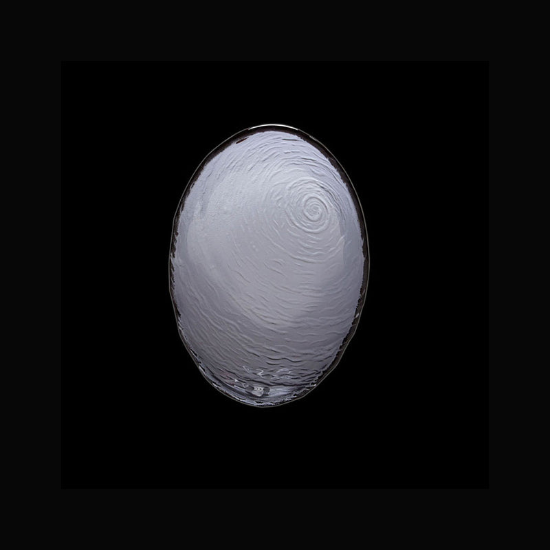 SCAPE OVAL BOWL 20CM 8", CLEAR SMOKED    x12