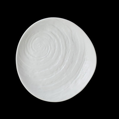 SCAPE PLATE 28CM DIA 11" WHITE           x6